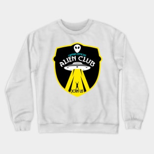 Captain Zefron's Alien Club Crewneck Sweatshirt